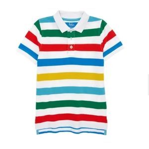 Mini Boden Kids' Stripe Polo Shirt Size 4-5